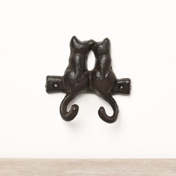 Pair of Cats Wall Hook