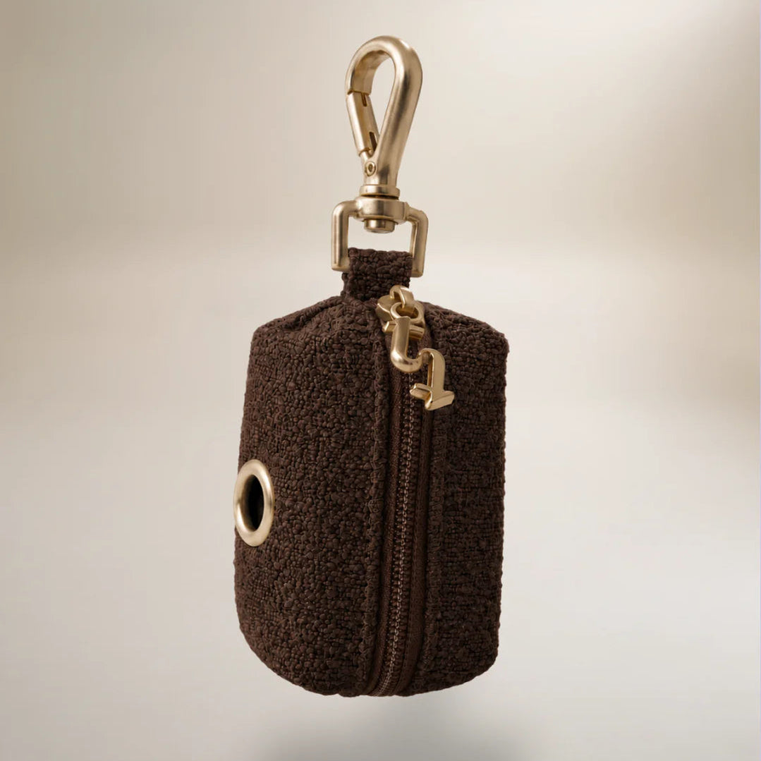 By Teddy Bouclé Poop Bag Holder - Chocolate