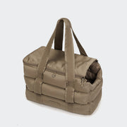 Small dog travelling comfortably inside Cloud7 Montreal dog carrier