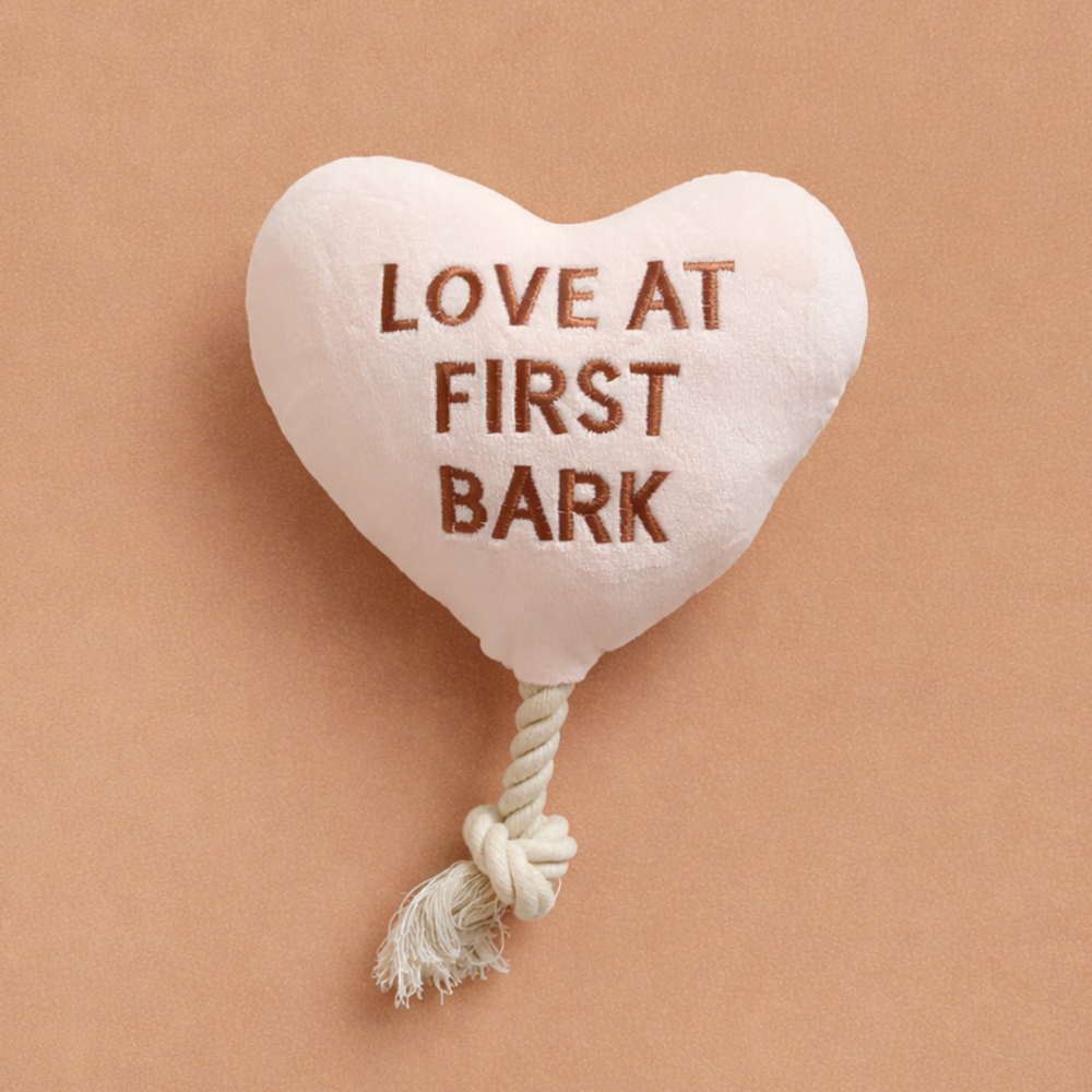 Love At First Bark Dog Toy by Cocopup London