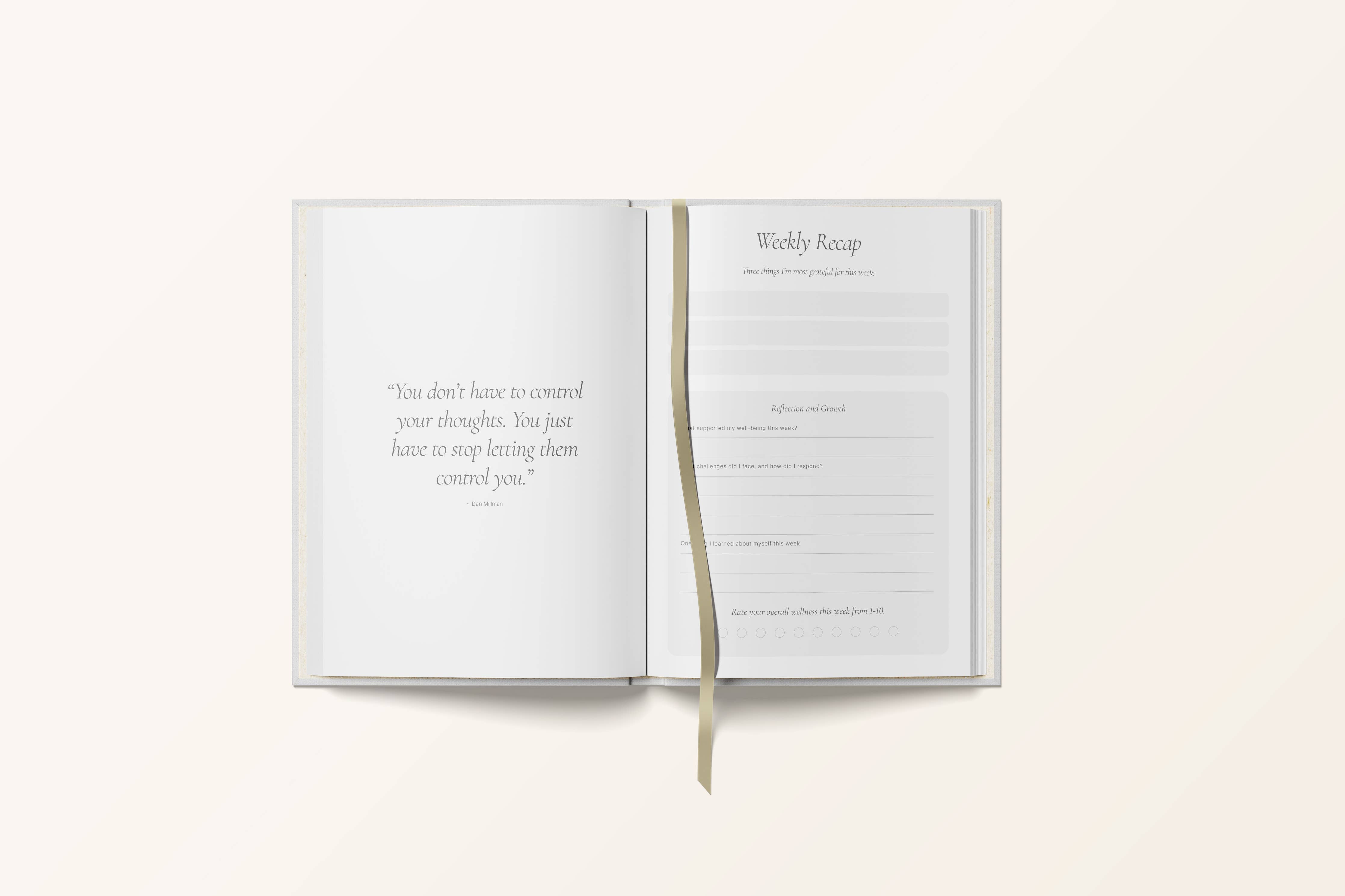 Yop & Tom Wellness Journal – Pink Stripes