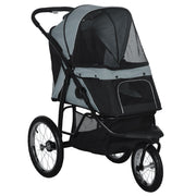 PawHut Dog Stroller Jogger - Grey