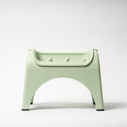 dog bowl raised in green 