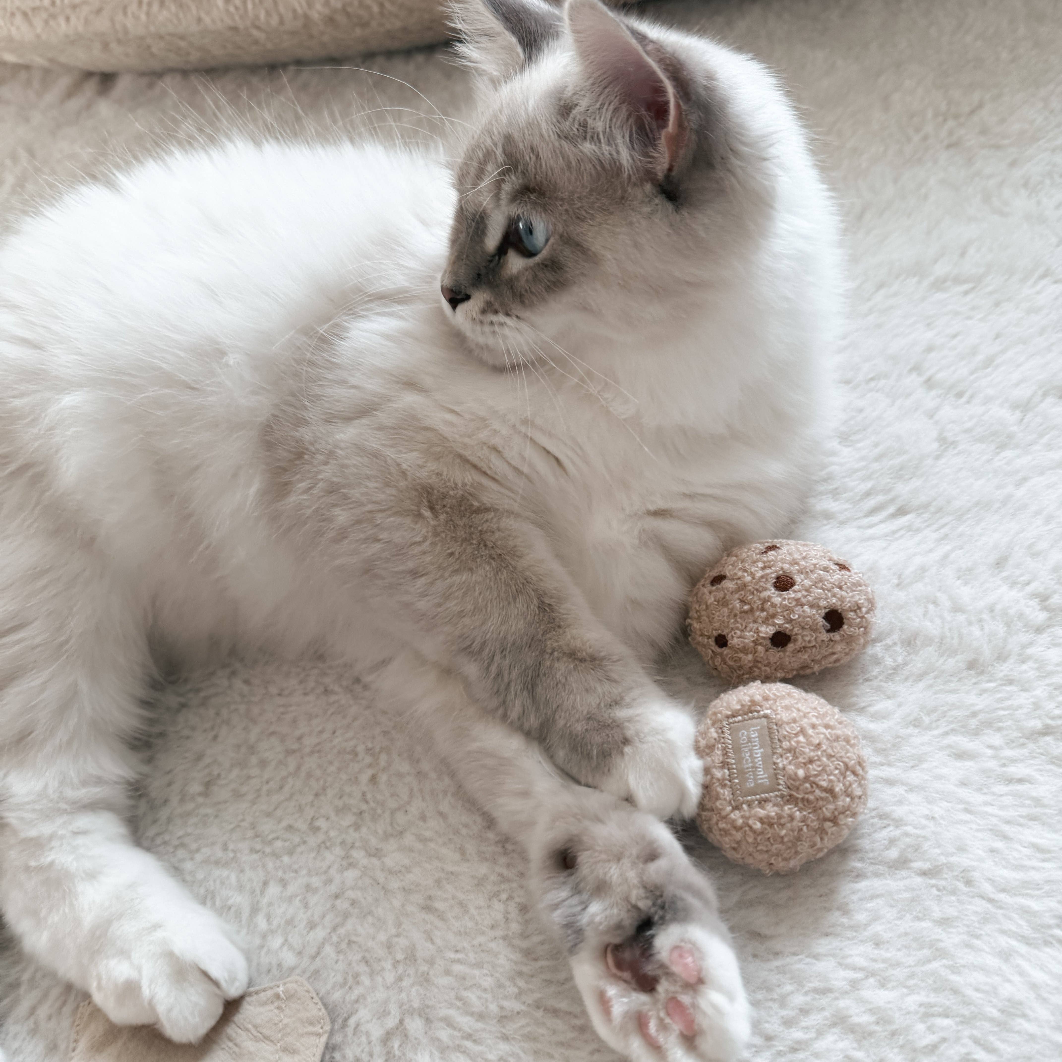 Catnip-filled tea bag from the Tea Time Cat Nips Toy set