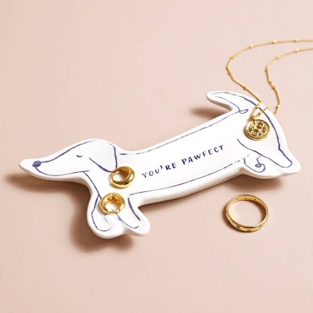 Sausage Dog Quote Trinket Dish by Lisa Angel