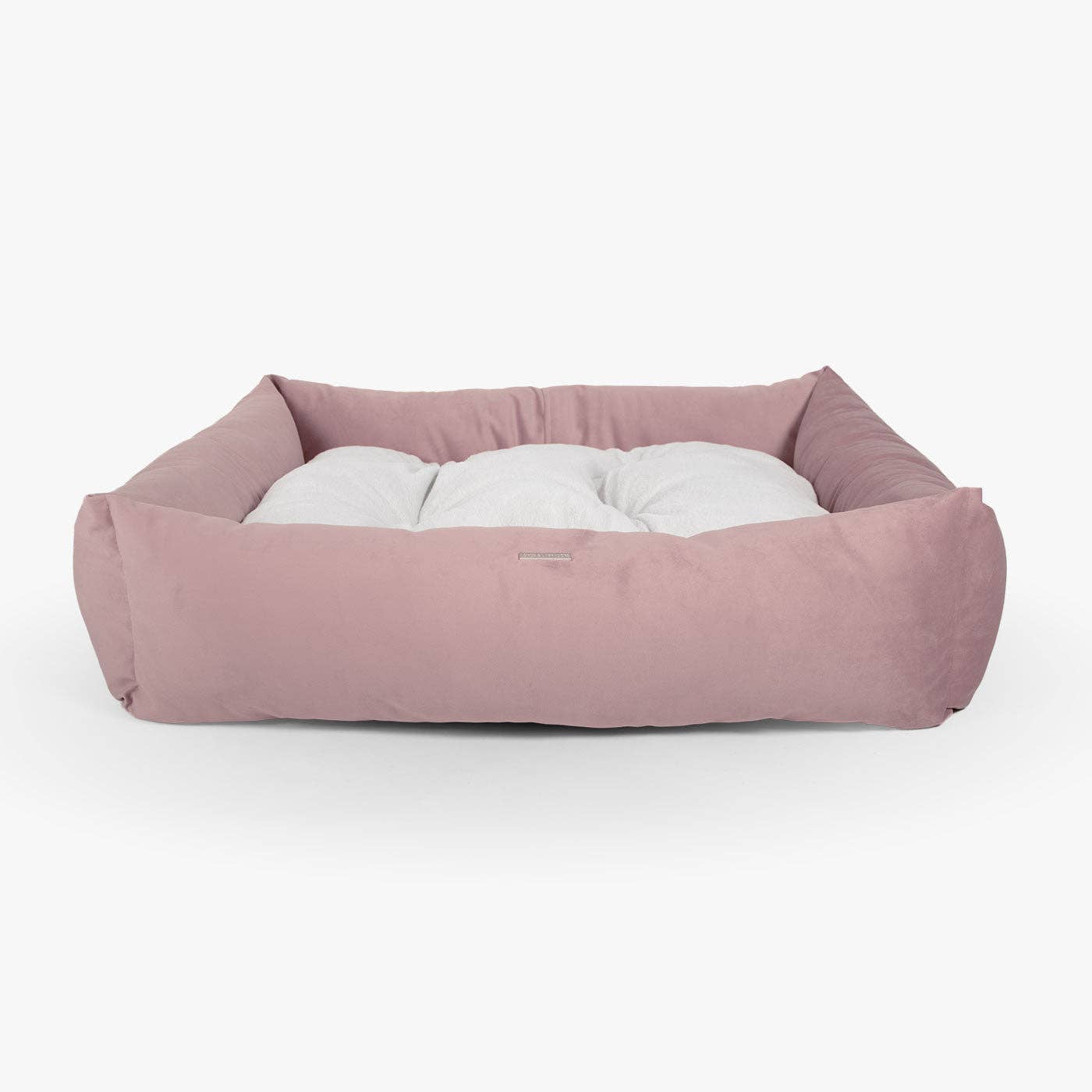 Velvet Box Bed for Dogs in Blossom by Lords & Labradors