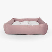 Velvet Box Bed for Dogs in Blossom by Lords & Labradors