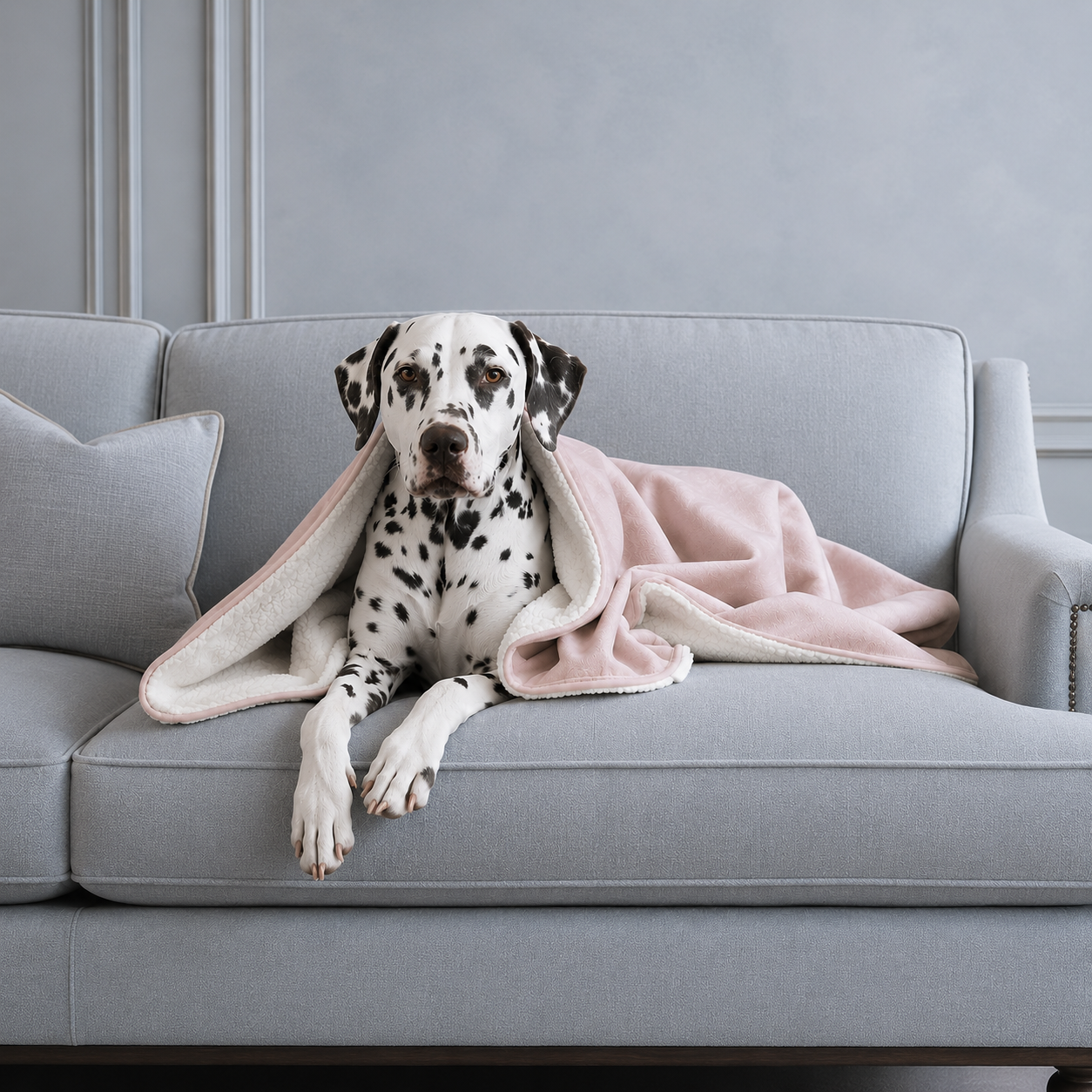 Dog & Puppy Blanket in Blossom Velvet