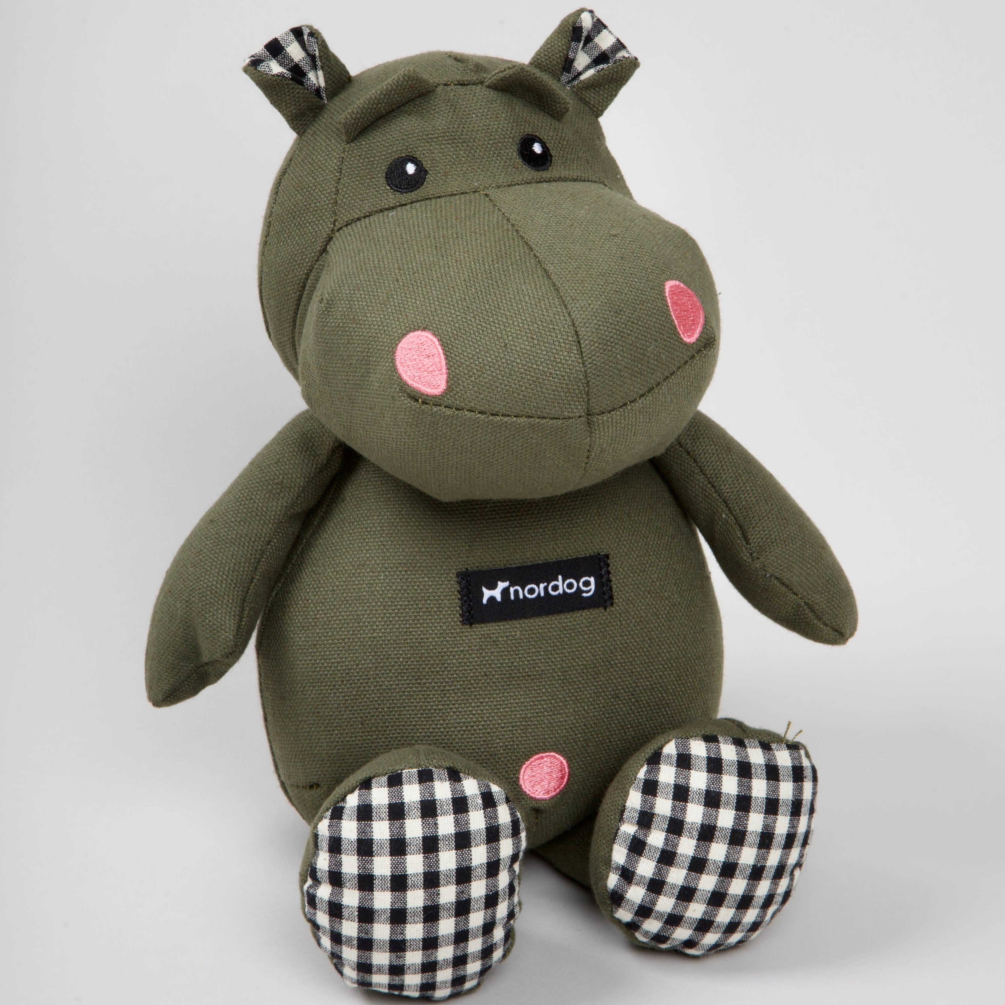 Scandinavian-inspired hippo toy for dogs