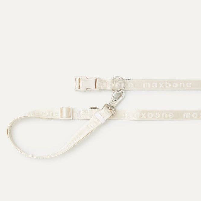 maxbone go with ease hands free leash ivory