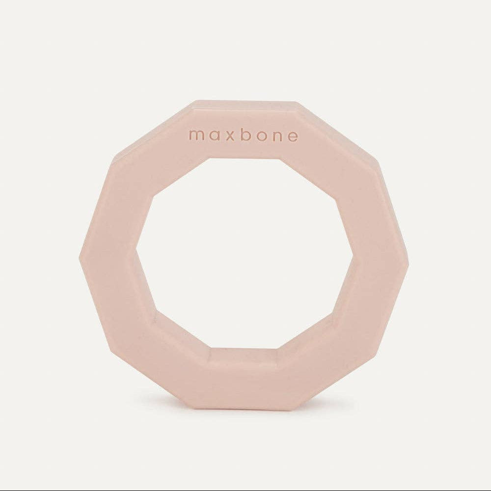 maxbone Decagon Rubber Toy in Peach
