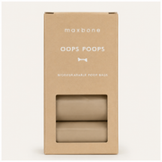 Maxbone biodegradable poop bags packaging on a white background