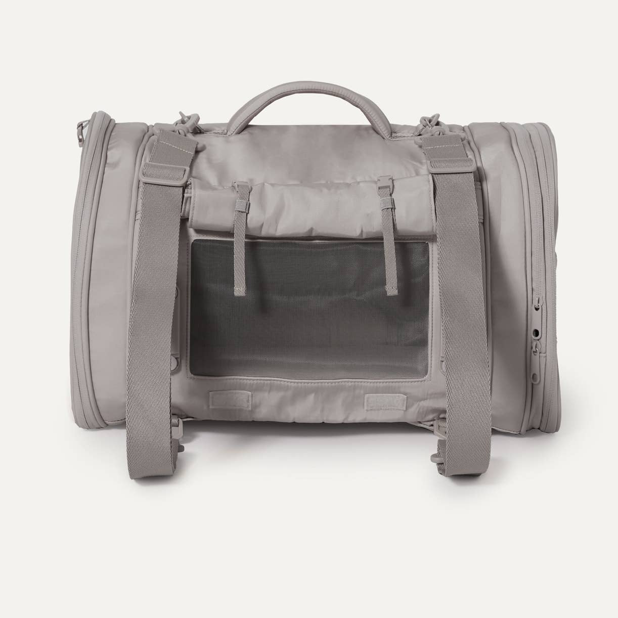 Multi-functional pet carrier with shoulder and backpack straps