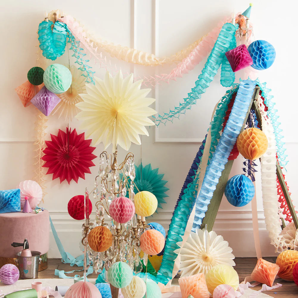 Meri Meri Pastel Honeycomb Decoration Kit