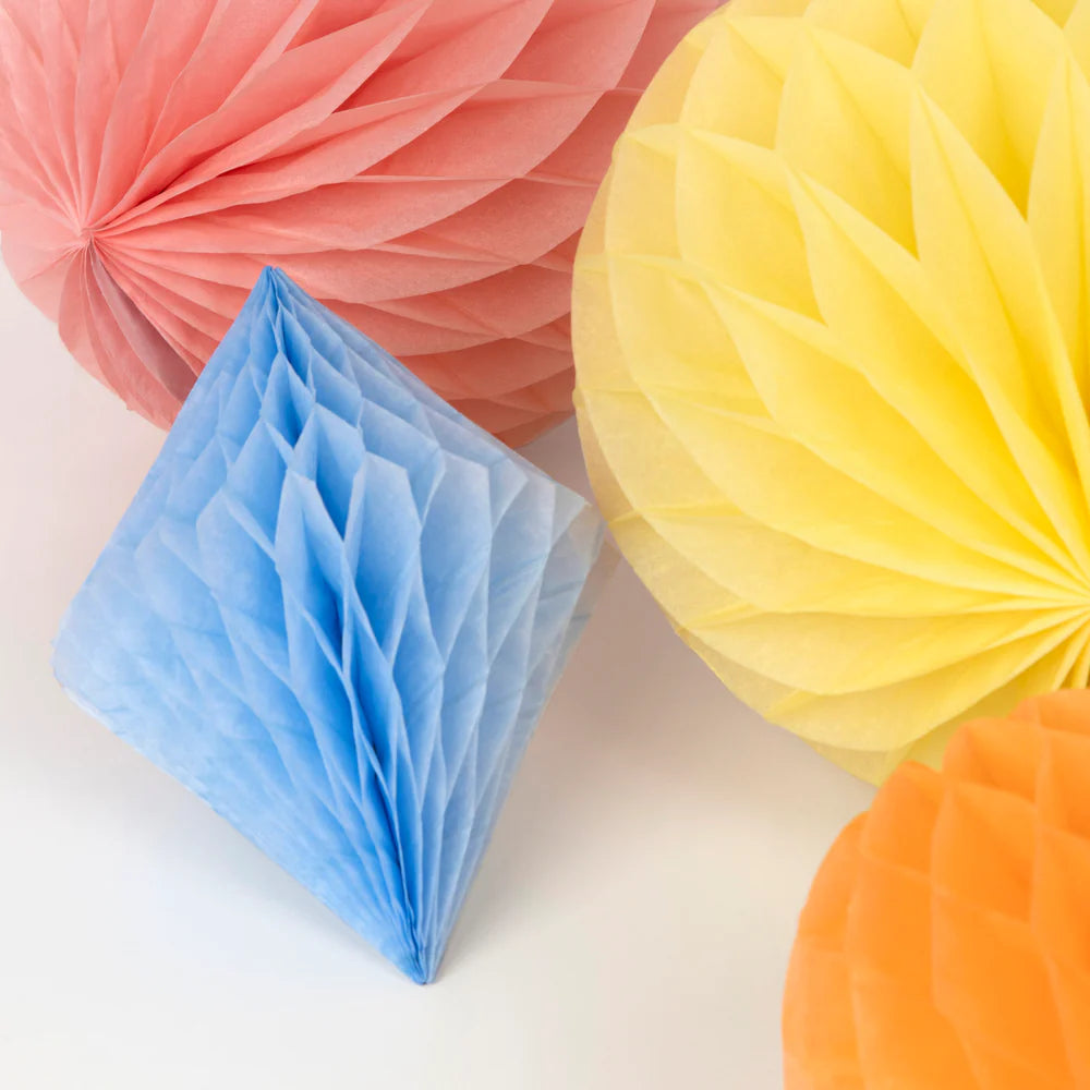 Meri Meri Pastel Honeycomb Decoration Kit