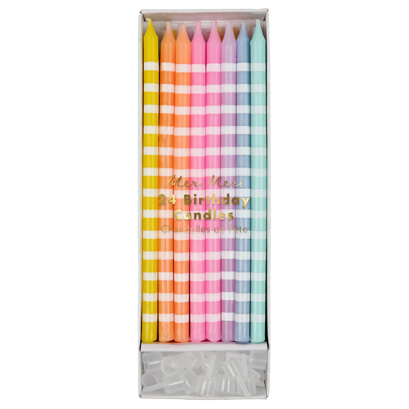 Meri Meri Pastel Party Candles (Pk24)