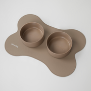 Placemat for Dog Bowls in Cacao by Nordog
