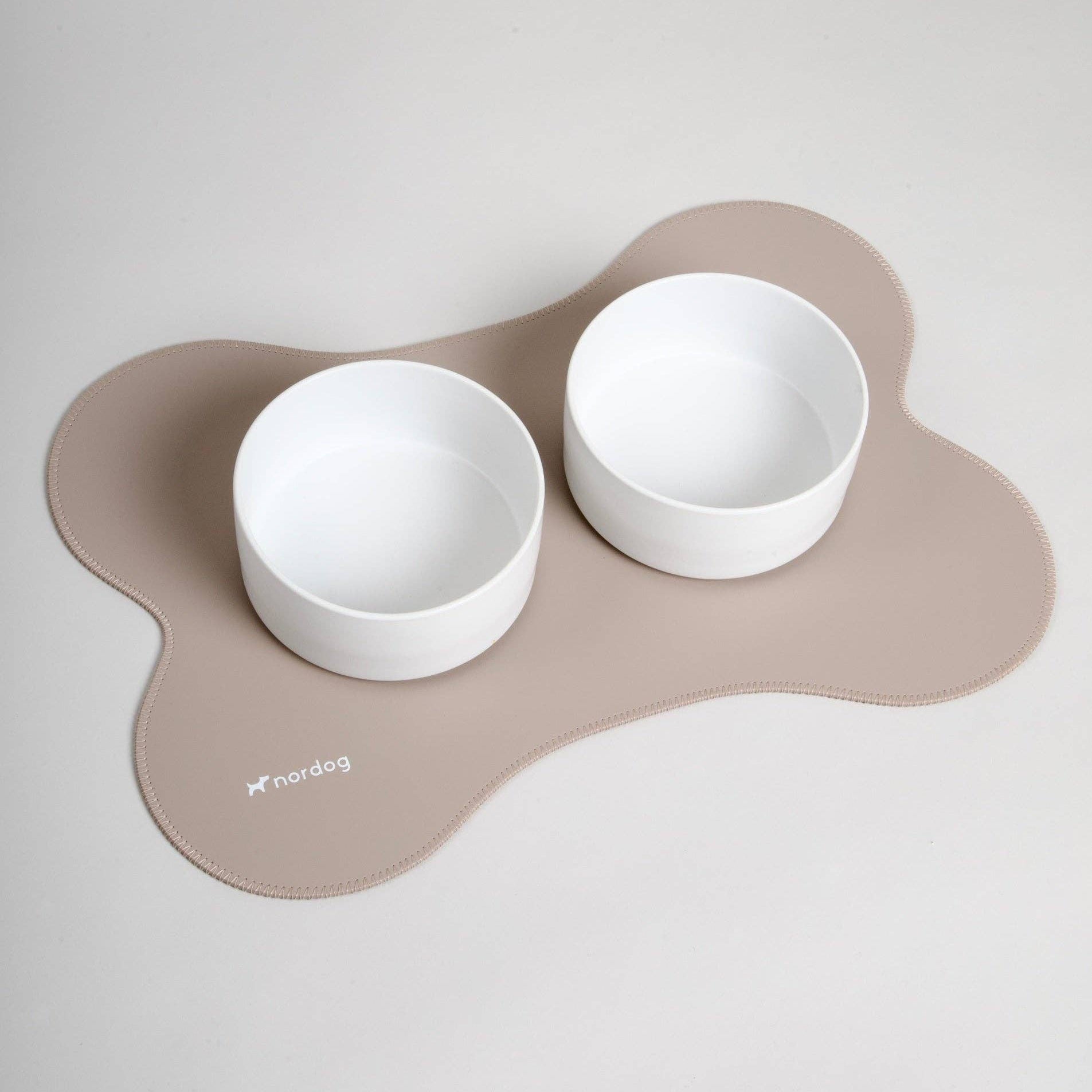 Placemat for Dog Bowls in Cappuccino by Nordog