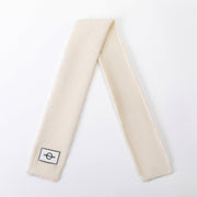 White Wool Blend Dog Scarf