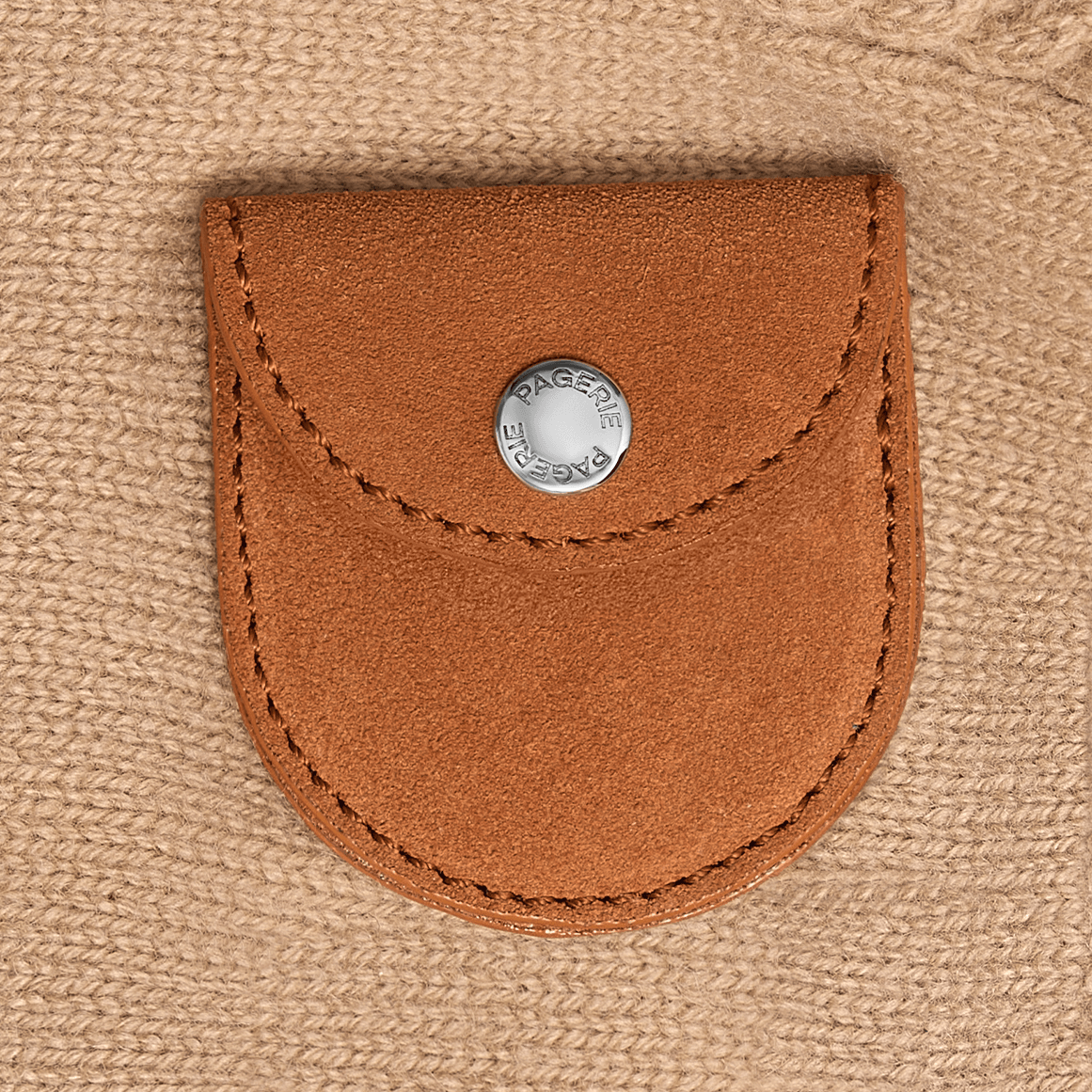 Biscuit colour Bonny Cashmere Dog Sweater by Pagerie