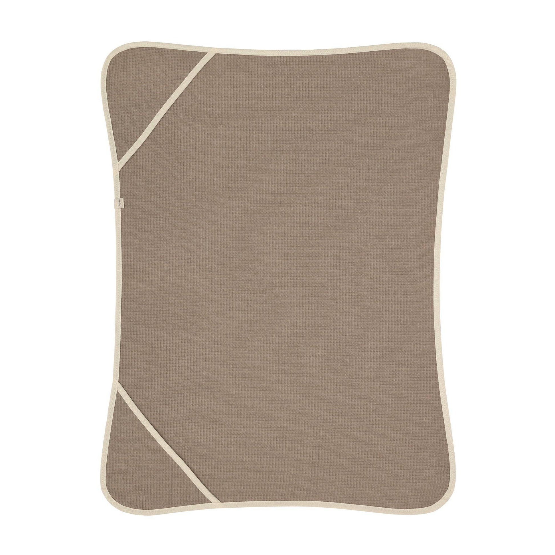 PALOPA NOBS Dog Towel in Taupe with waffle texture for quick drying dogs