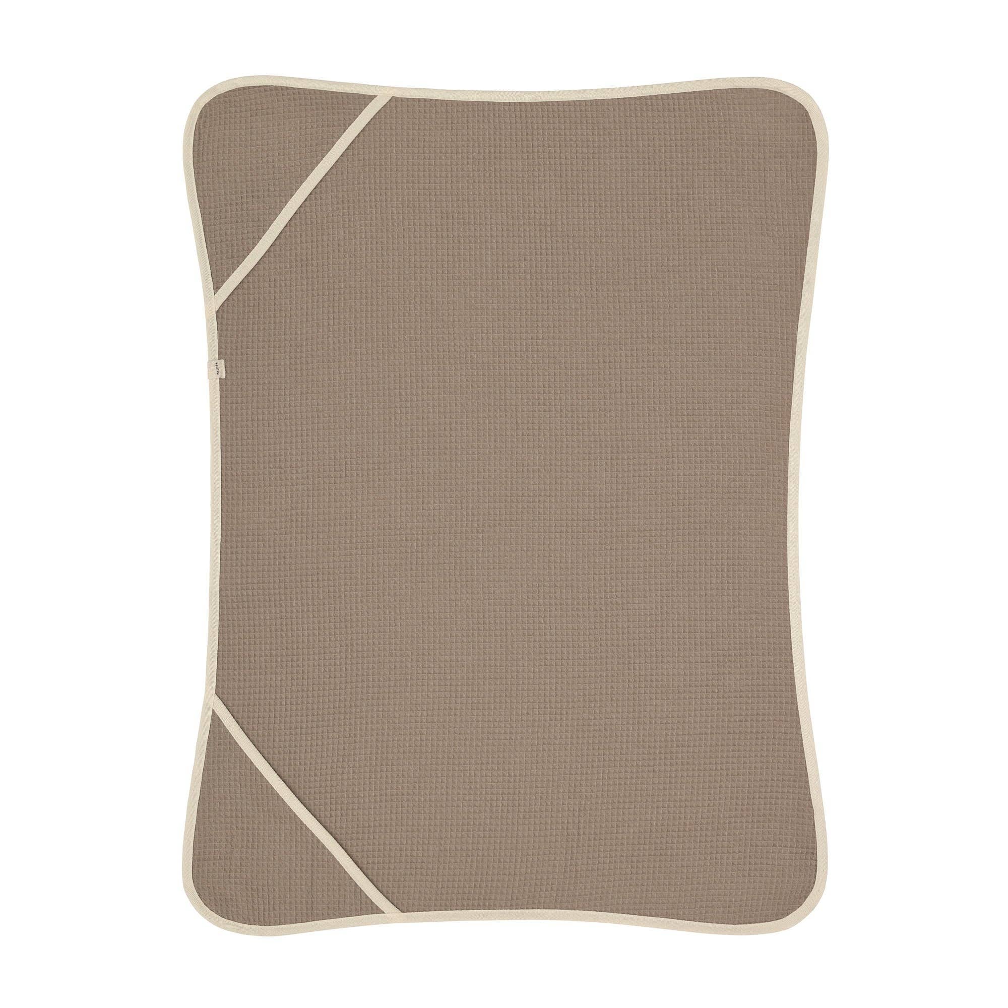 PALOPA NOBS Dog Towel in Taupe with waffle texture for quick drying dogs