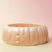 Puff Pet Bowl in Gradient Caramel by PEHOM NYC