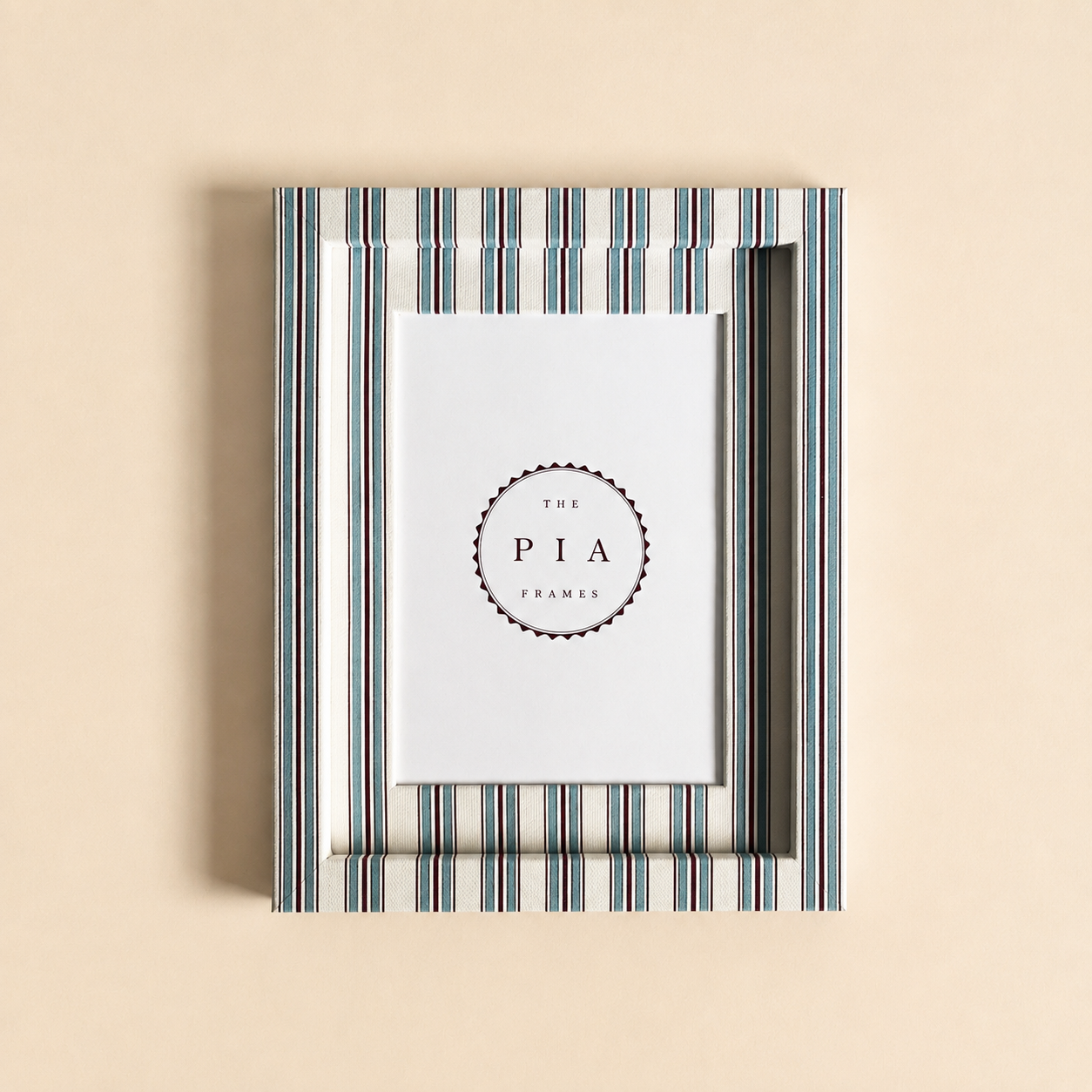 Pia Frames Sky Blue Stripe Picture Frame