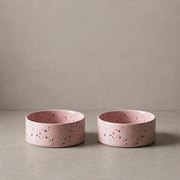 Pet Bowl Pink - Set Of 2 - Medium