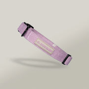 pink dog barn tweed collar 