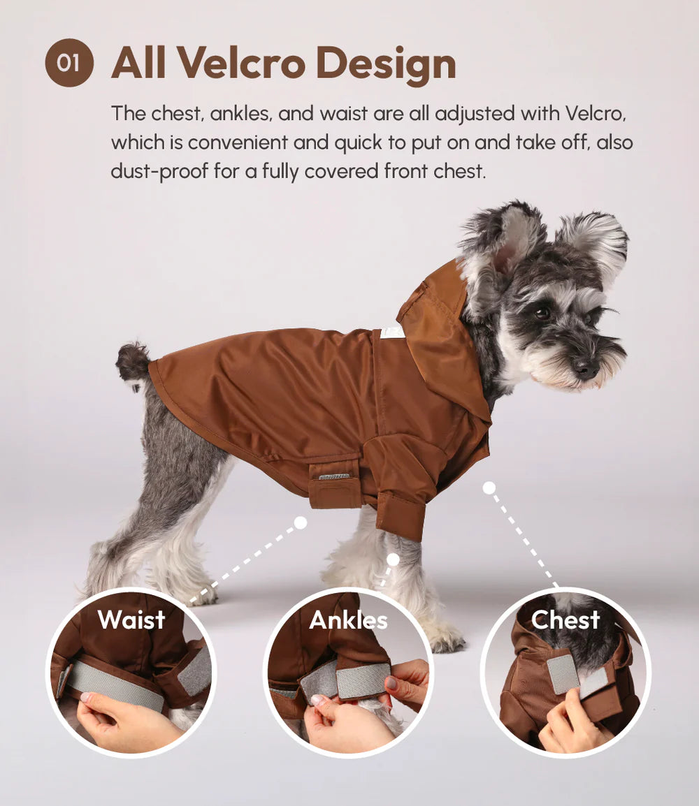 Tribeca Adjustable Velcro Raincoat
