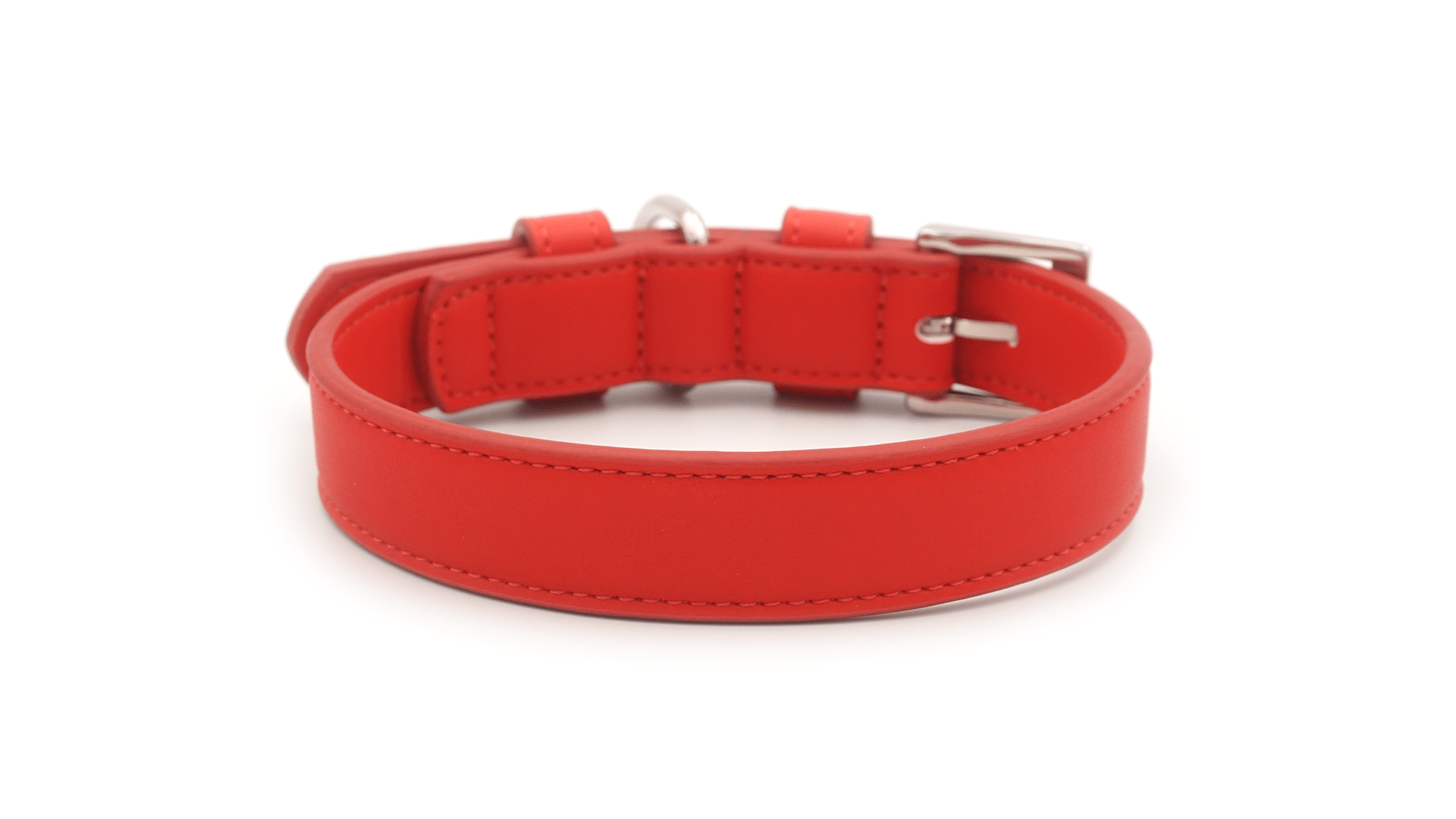 Ralph & Co Red Eco Leather Dog Collar