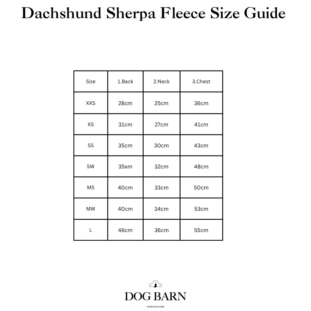 Truffle Dusk Dachshund Sherpa Fleece