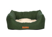 Ralph & Co The Richmond Luxury Green Bolster Dog Bed