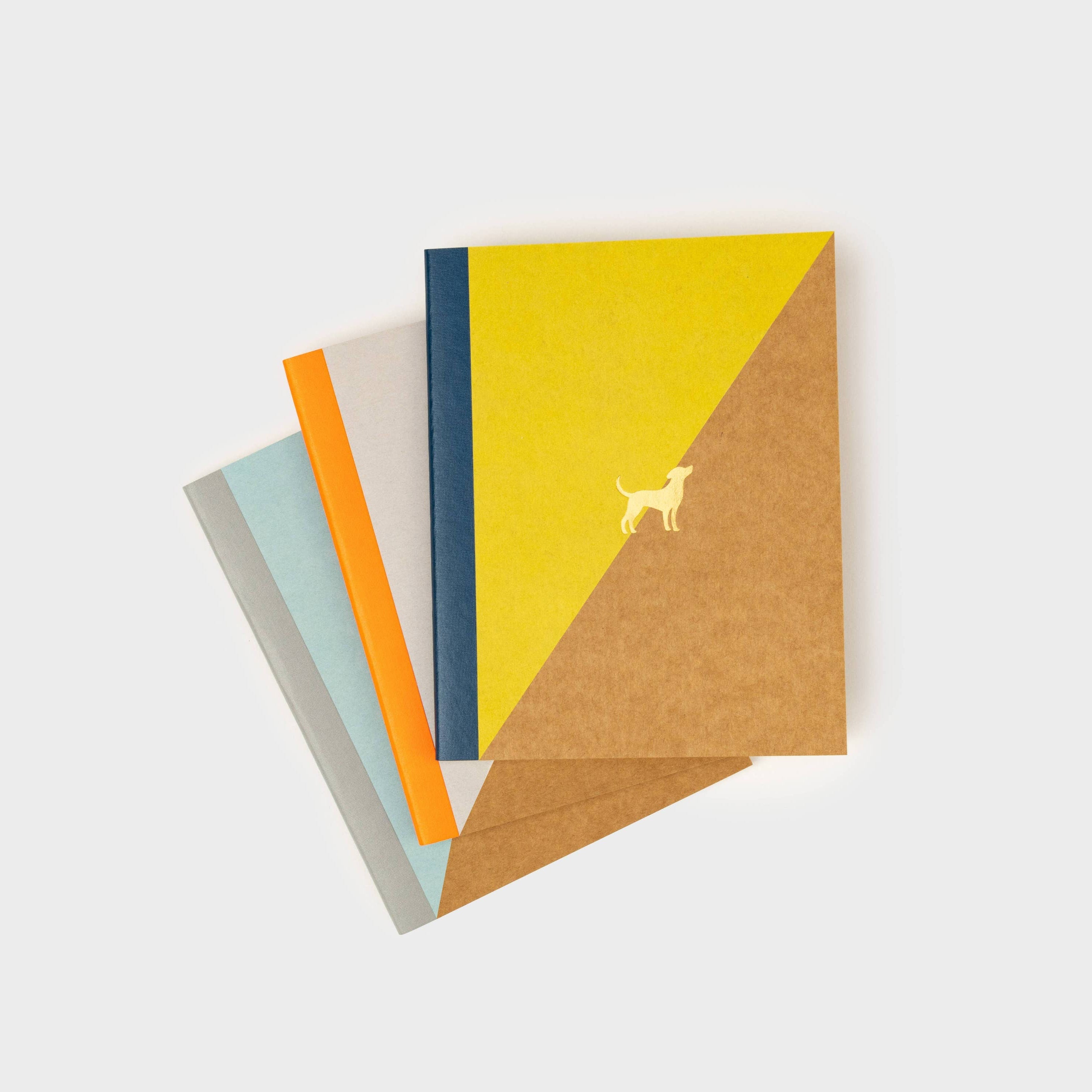 Suck UK Dog Linen Cover Notebook Set with premium dog themed stationery