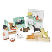 Waggy Tails Dog Salon wooden play set by Tender Leaf Toys