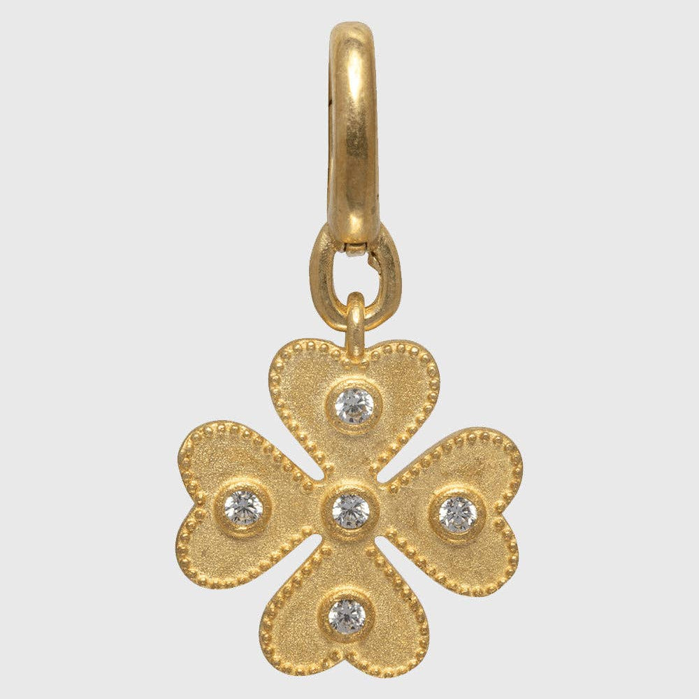 Unleash Luck Charm Four Leaf Clover for dogs