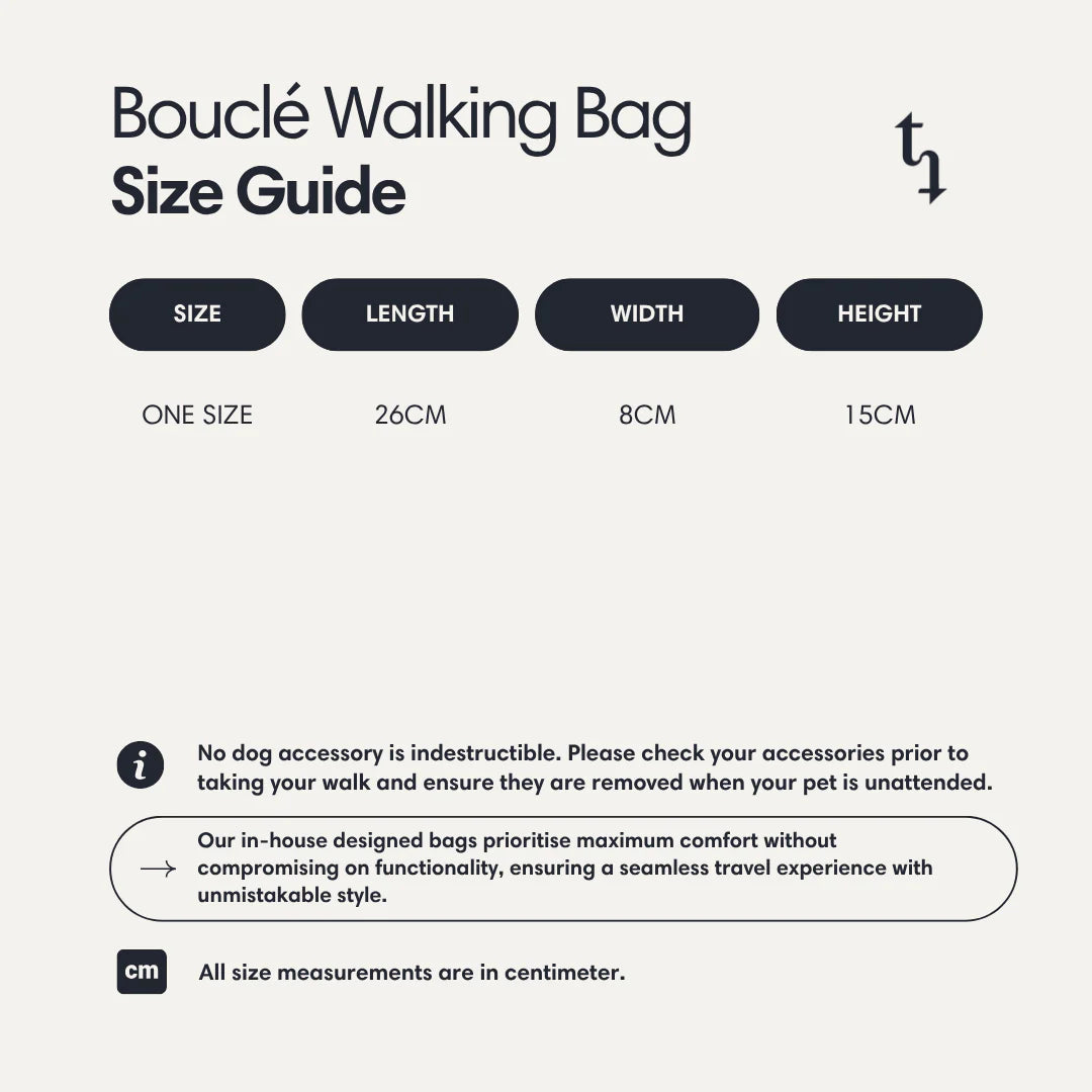 By Teddy Bouclé Walking Bag - Midnight